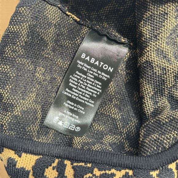 Aritzia Babaton Leopard Crop Top | XXS | Black & Beige | Stretchy | Trendy - Picture 5 of 5